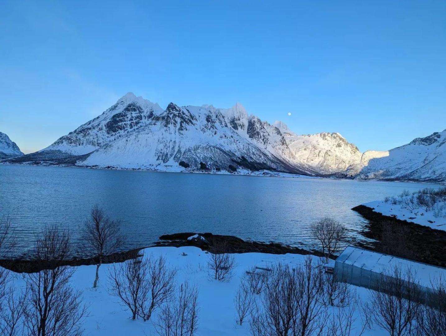 Nydelig Hytte Med Fantastisk Beliggenhet Ved Sjoen Villa Laupstad Exterior photo